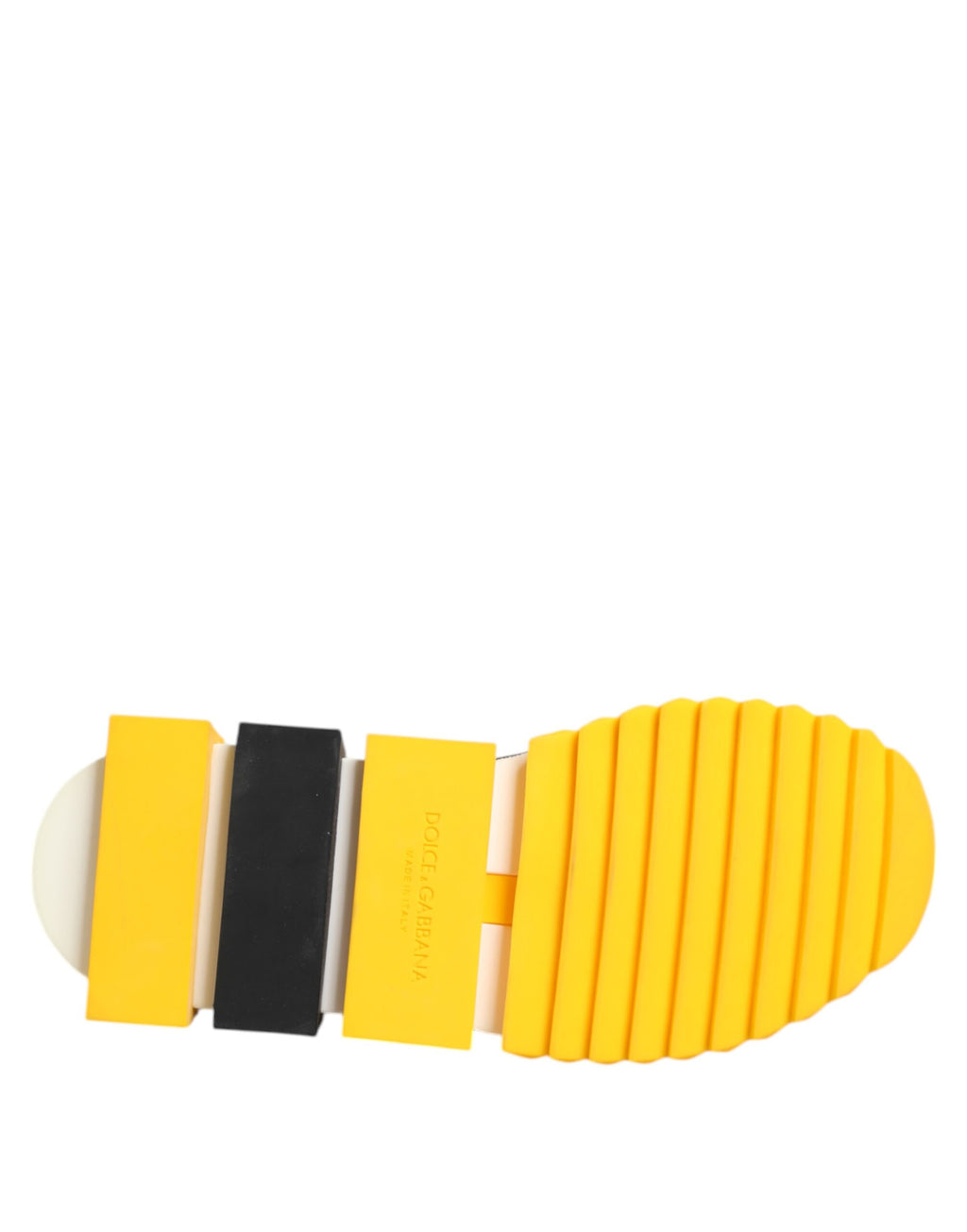 Dolce & Gabbana Yellow Black Sorrento Socks Sneakers Shoes - Zeiniez