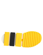 Dolce & Gabbana Yellow Black Sorrento Socks Sneakers Shoes - Zeiniez