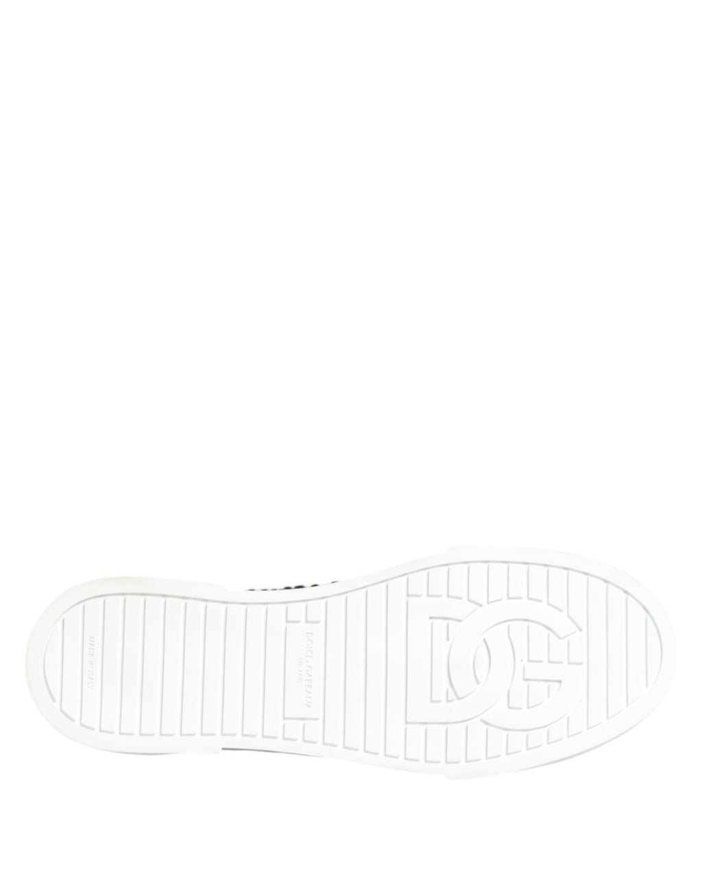 Dolce & Gabbana Green Portofino Crystal DG Logo Sneakers Shoes - Zeiniez