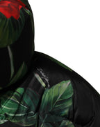 Dolce & Gabbana Multicolor Floral Puffer Coat Full Zip Jacket - Zeiniez