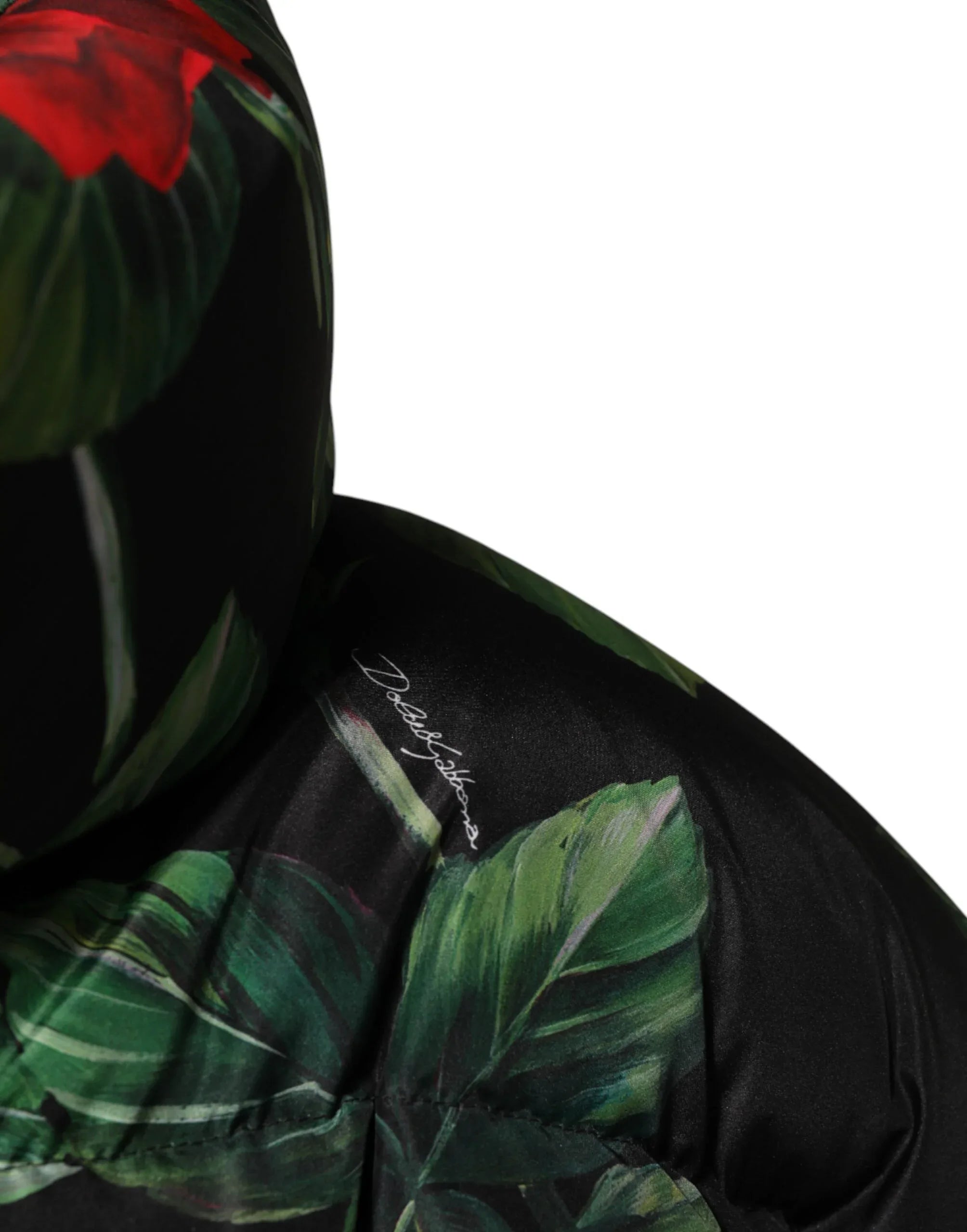 Dolce & Gabbana Multicolor Floral Puffer Coat Full Zip Jacket - Zeiniez