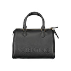 Mario Valentino Black Polyurethane Women Handbag