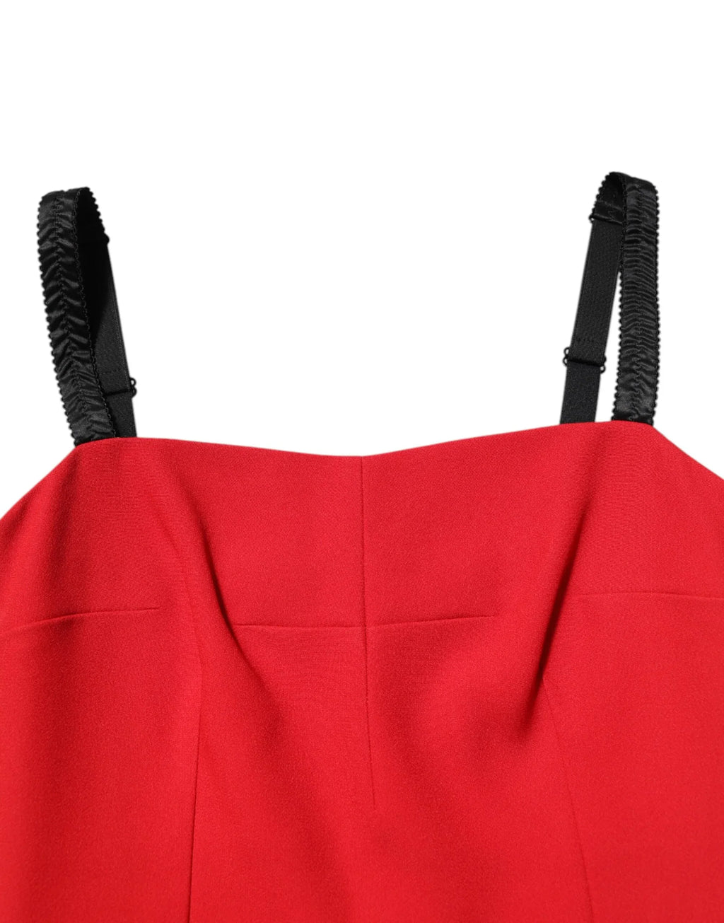 Dolce & Gabbana Red Stretch Bodycon Sheath Knee Length Dress - Zeiniez