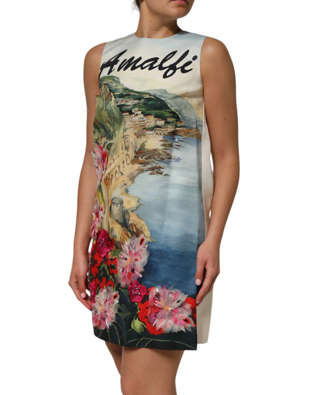 Dolce & Gabbana Multicolor Crystal Embellished Mini Dress - Zeiniez