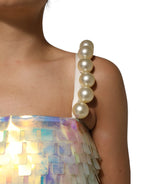 Dolce & Gabbana Multicolor Sequin Holographic Mini Dress - Zeiniez