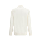 Brunello Cucinelli White Cashmere Cardigan
