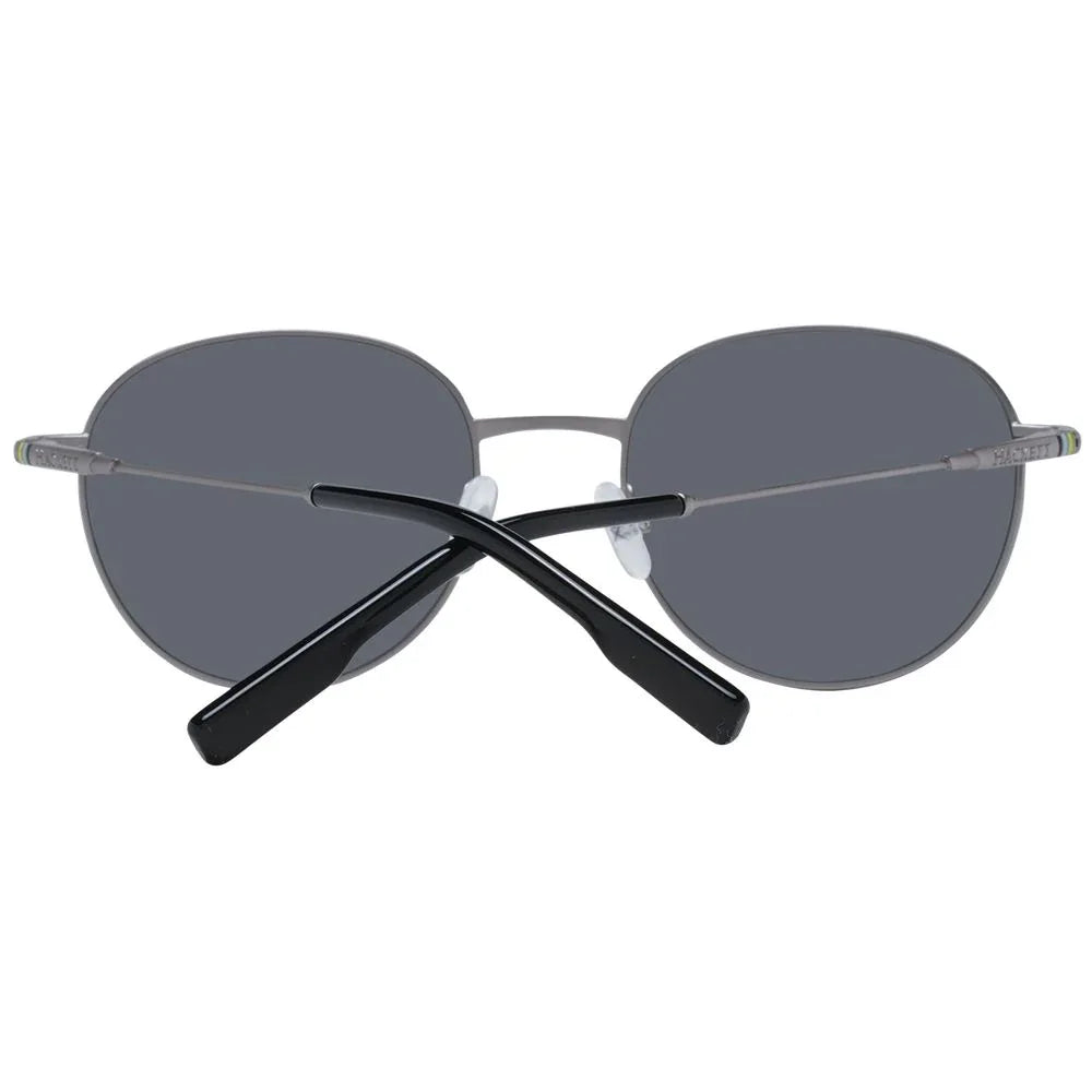 Hackett Gray Metal Sunglasses - Zeiniez