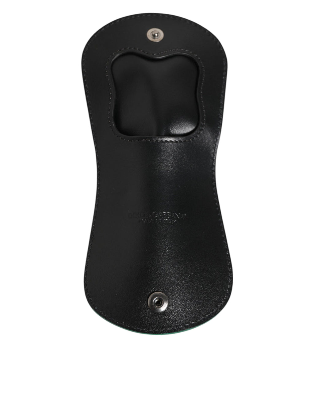 Dolce & Gabbana Green Exotic Skin Coin Condom Case Holder Pocket Wallet - Zeiniez