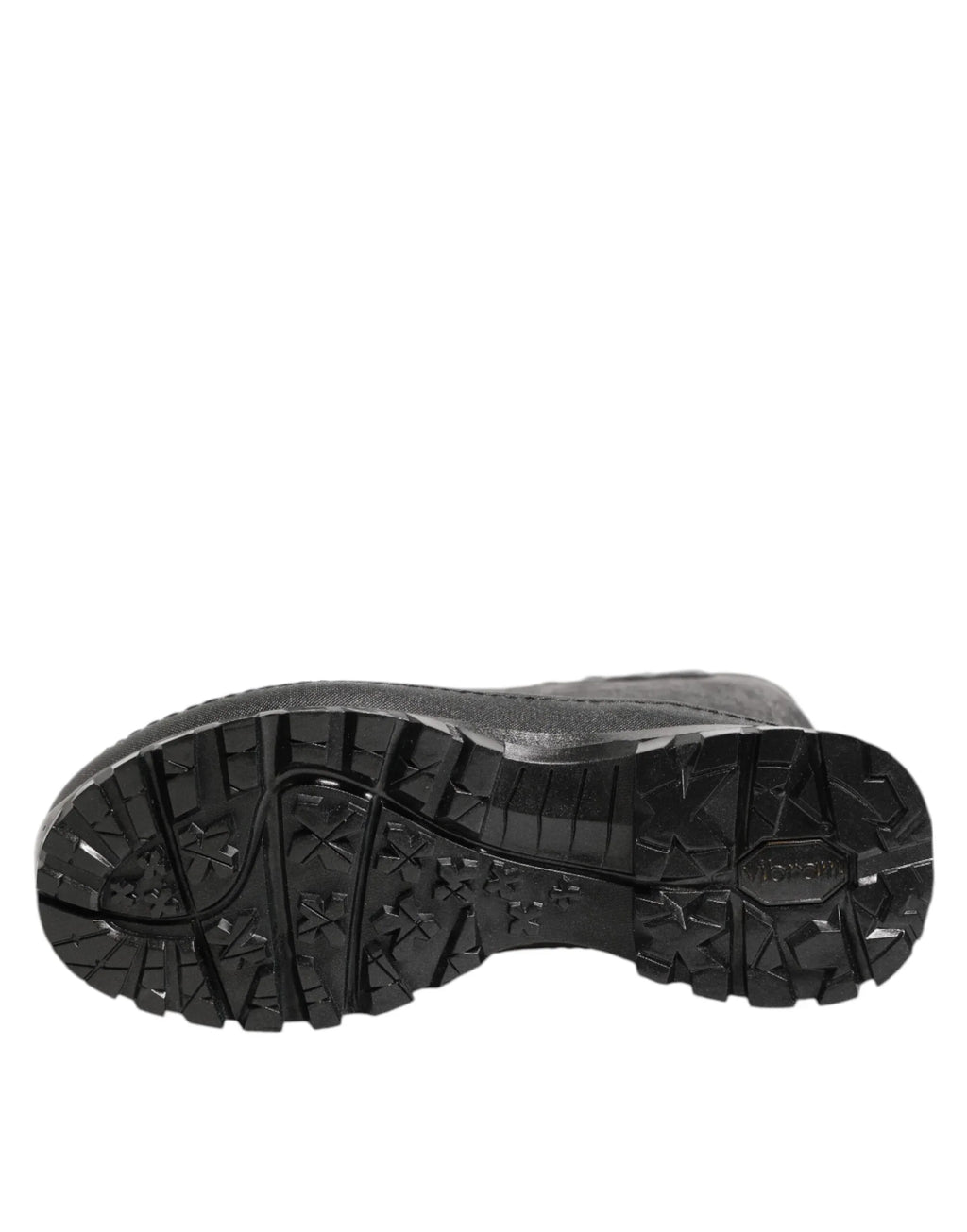 Dolce & Gabbana Metallic Black Pull On Rain Boots Men Shoes - Zeiniez