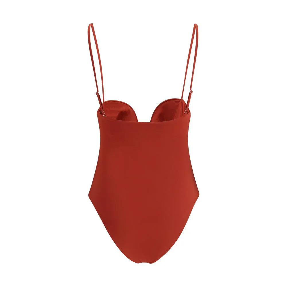 Magda Butrym Orange Polyamide One-Piece Swimsuit - Zeiniez