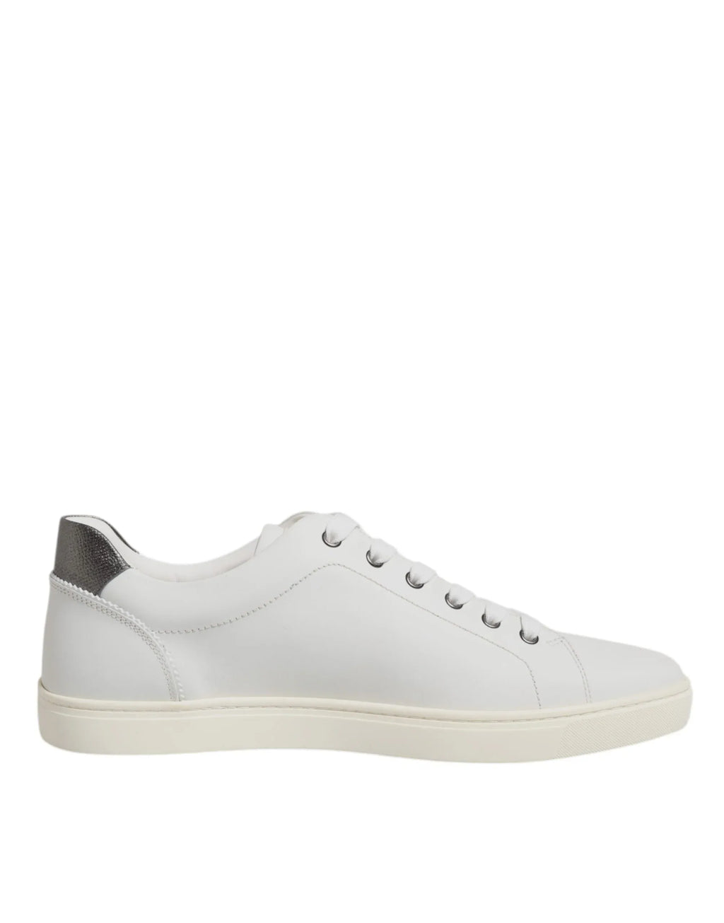 Dolce & Gabbana White Sacred Heart Men Low Top Sneakers Shoes - Zeiniez
