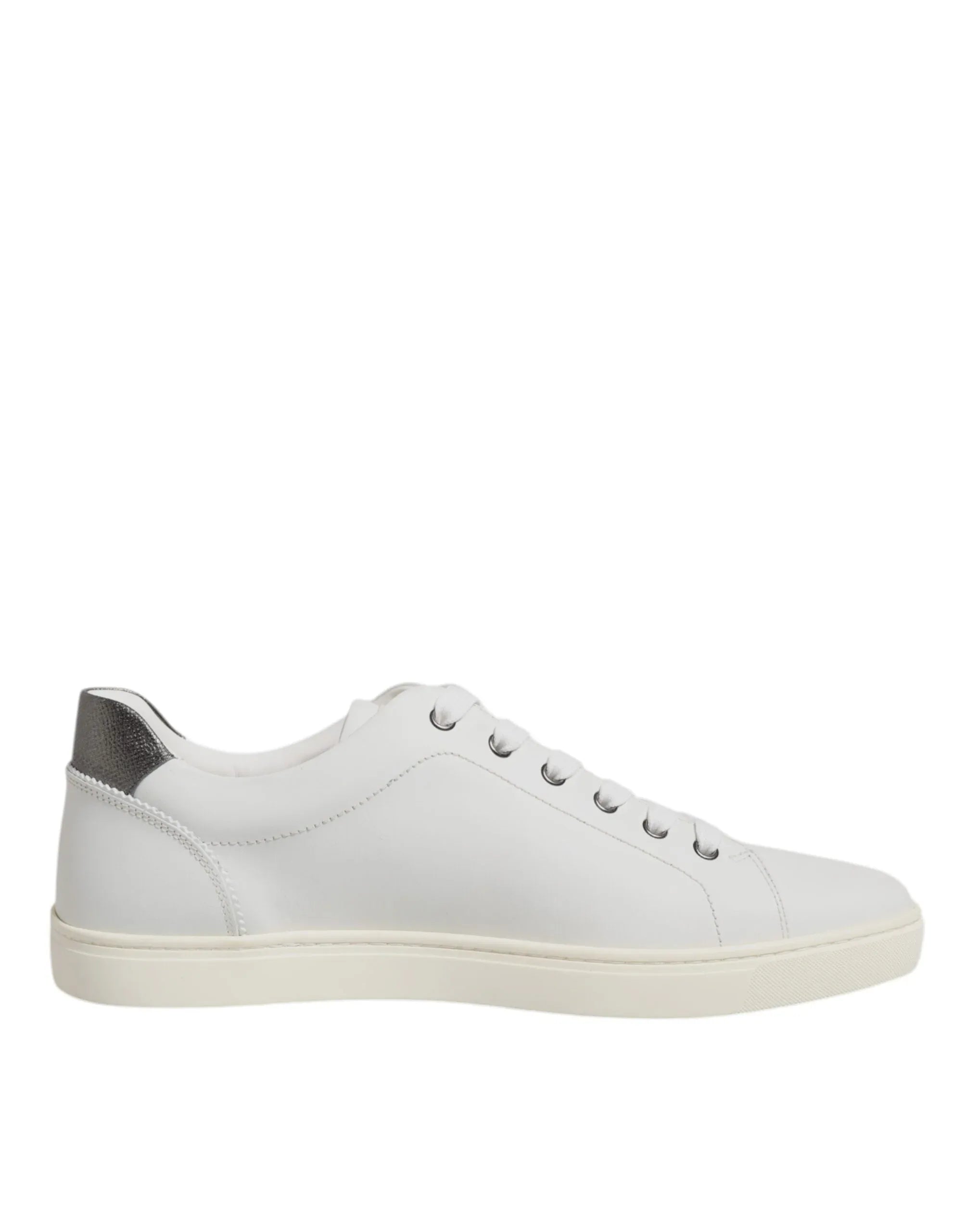 Dolce & Gabbana White Sacred Heart Men Low Top Sneakers Shoes - Zeiniez