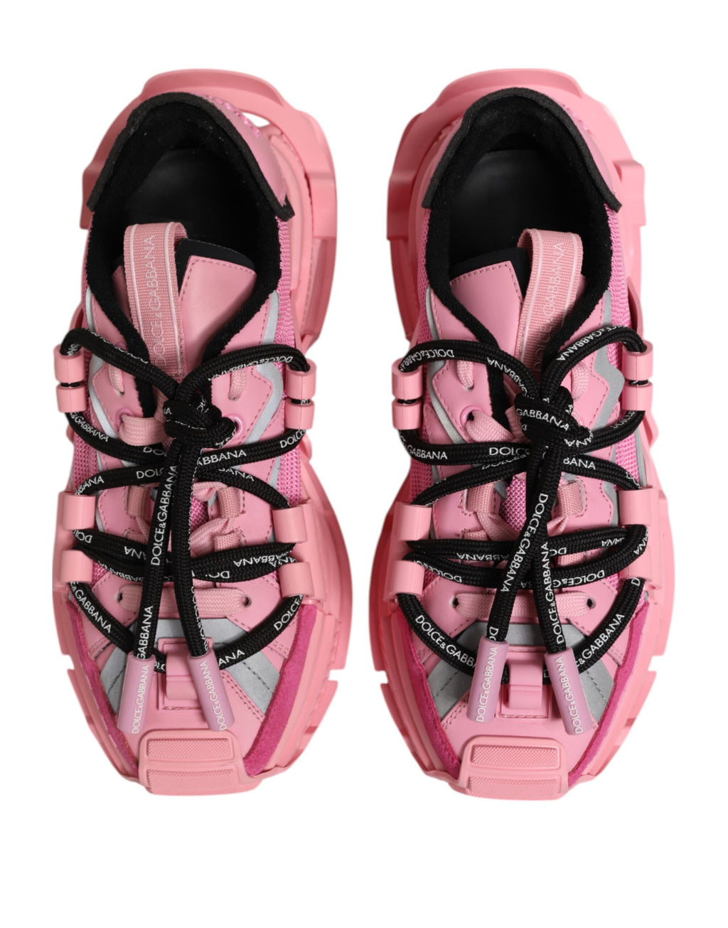 Dolce & Gabbana Pink Low Top Space Women Sneakers Shoes - Zeiniez