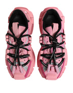 Dolce & Gabbana Pink Low Top Space Women Sneakers Shoes - Zeiniez
