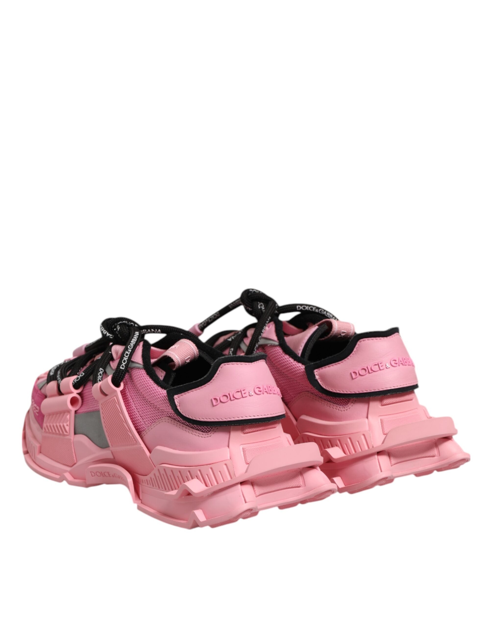 Dolce & Gabbana Pink Low Top Space Women Sneakers Shoes - Zeiniez