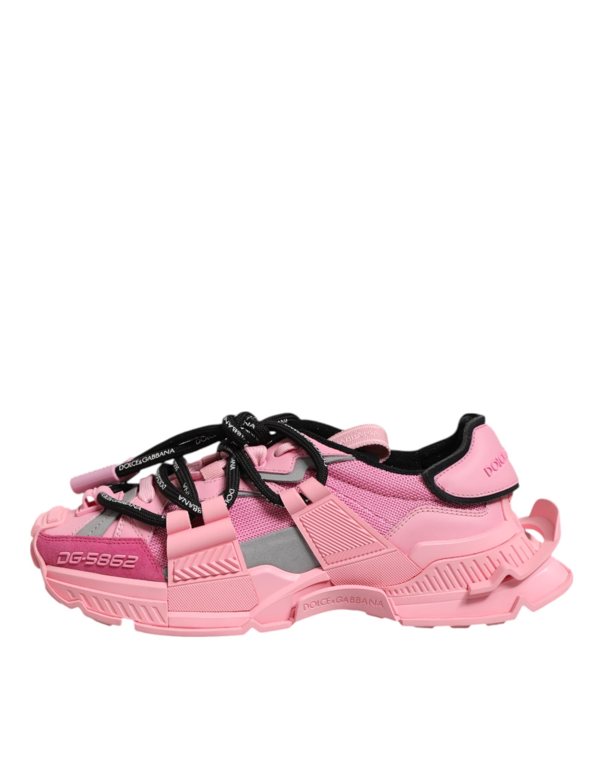 Dolce & Gabbana Pink Low Top Space Women Sneakers Shoes - Zeiniez