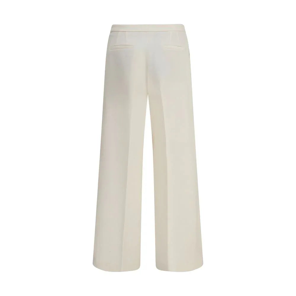 Cruna Beige Polyester Casual Pants - Zeiniez
