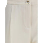 Cruna Beige Polyester Casual Pants - Zeiniez