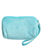 Dolce & Gabbana Light Blue Solid Logo Clutch Sunglasses Holder Pouch Bag - Zeiniez