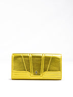 Ferrari Metal Yellow GT patent leather purse - Zeiniez