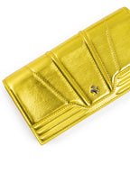 Ferrari Metal Yellow GT patent leather purse - Zeiniez