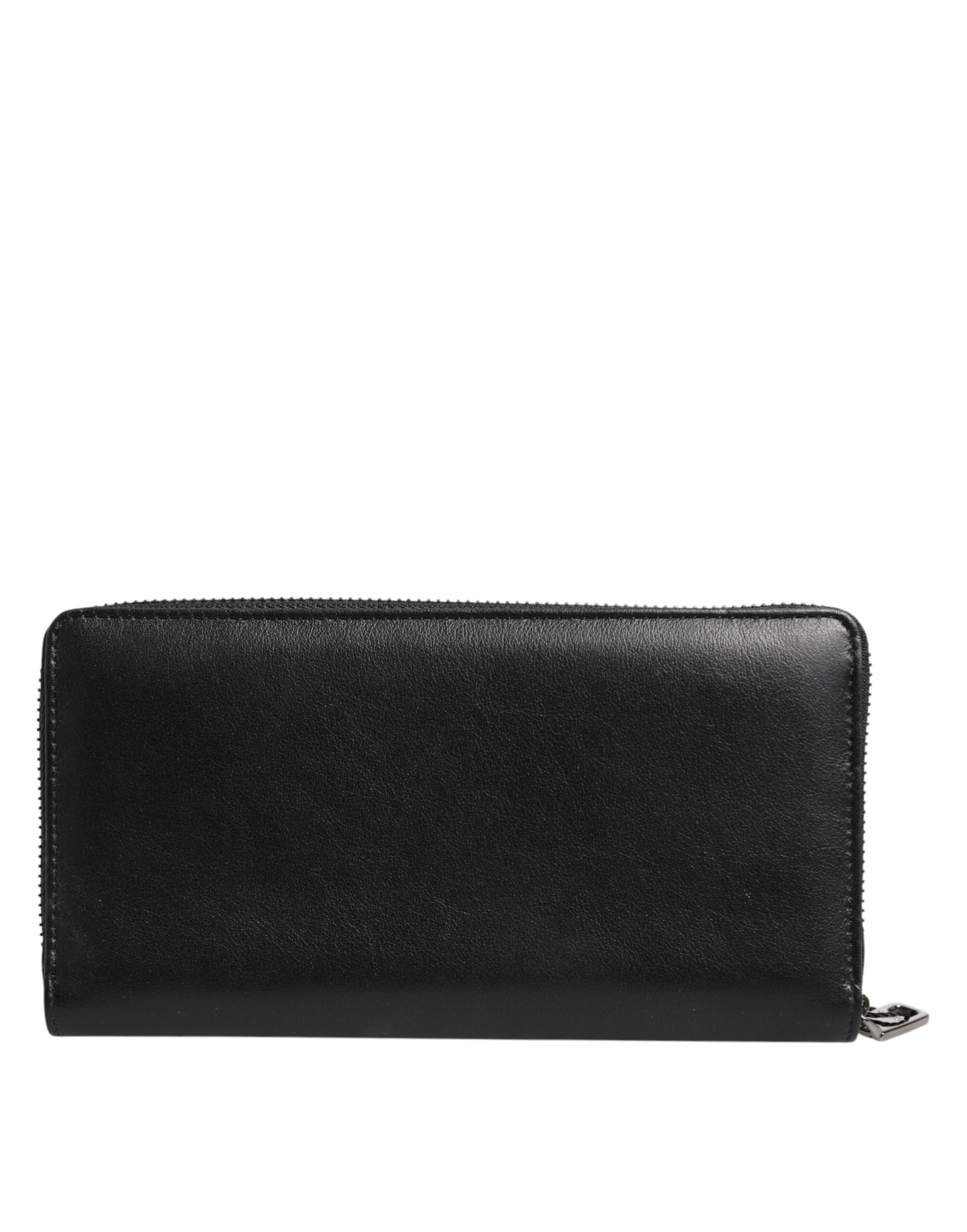Dolce & Gabbana Black Blue Exotic Leather Men Continental Clutch Wallet - Zeiniez