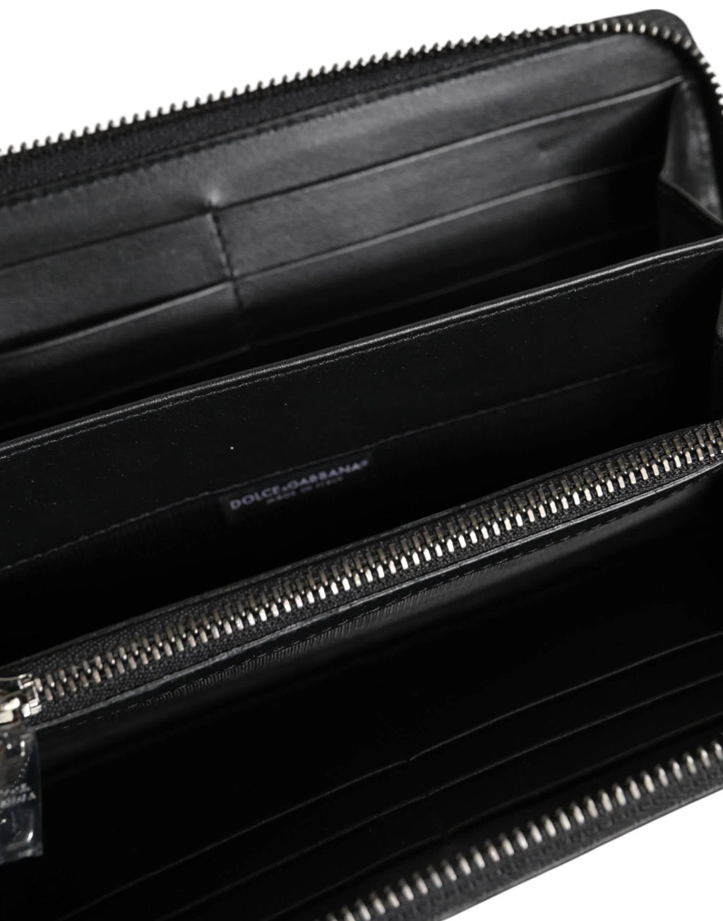 Dolce & Gabbana Black Brown Exotic Leather Men Continental Clutch Wallet - Zeiniez