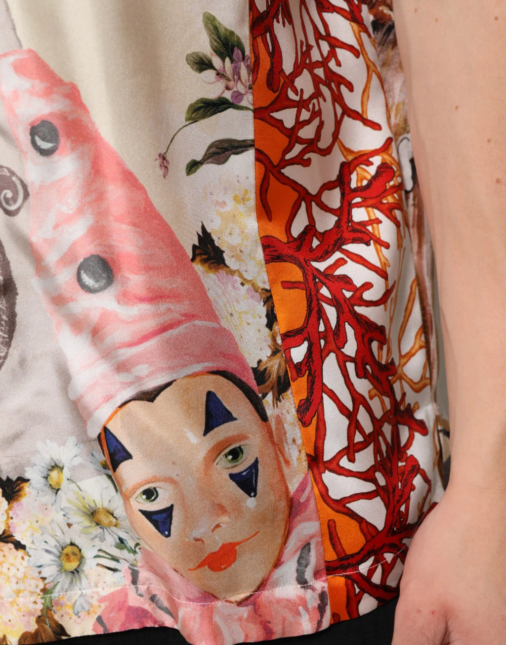 Dolce & Gabbana Multicolor Shell Print Hawaii Casual Shirt - Zeiniez