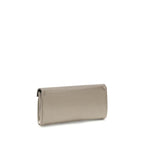 Giuseppe Zanotti Beige Leather Clutch Bag