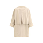 Brunello Cucinelli Beige Cotton Coat