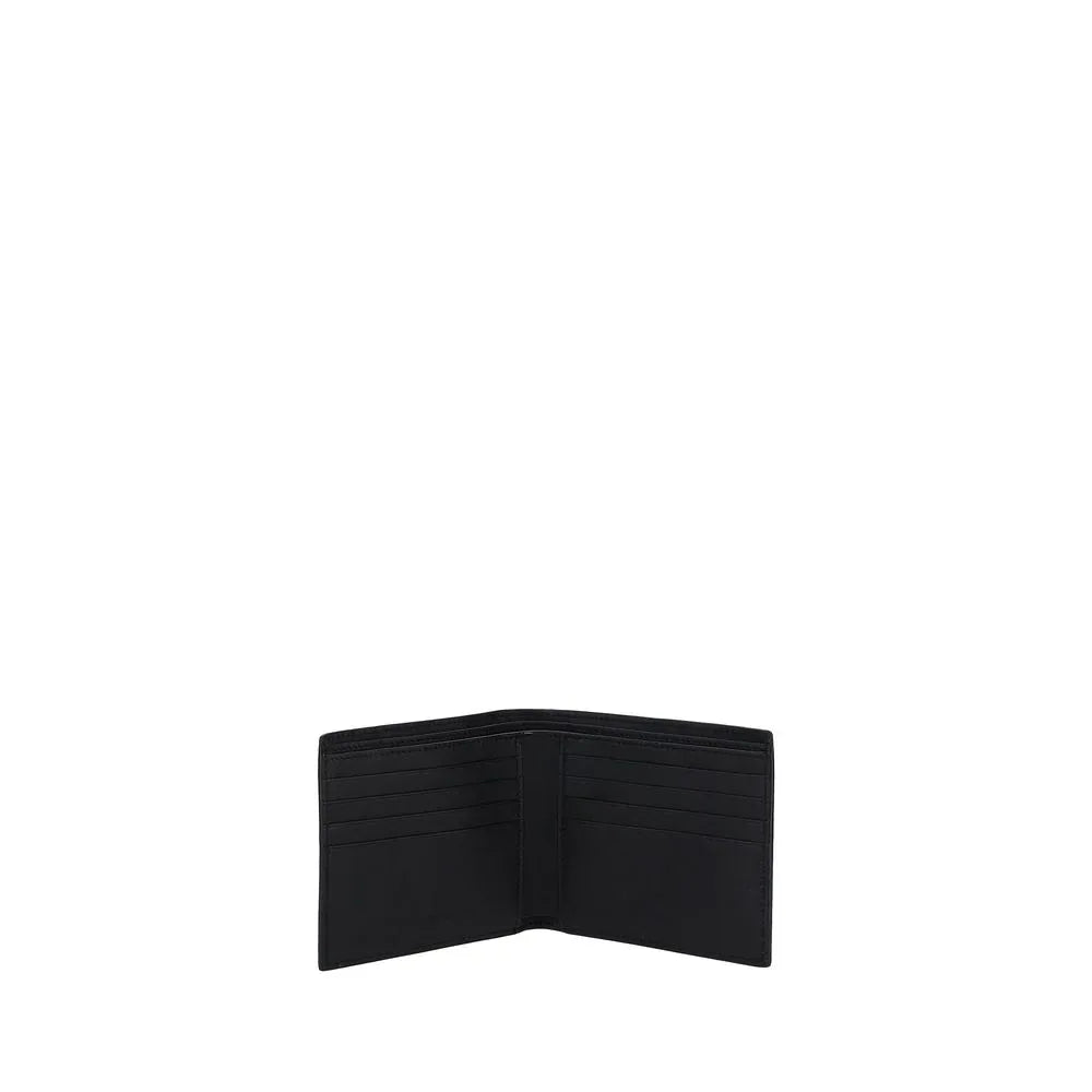 Saint Laurent Black Calf Leather Bos Taurus Wallet - Zeiniez