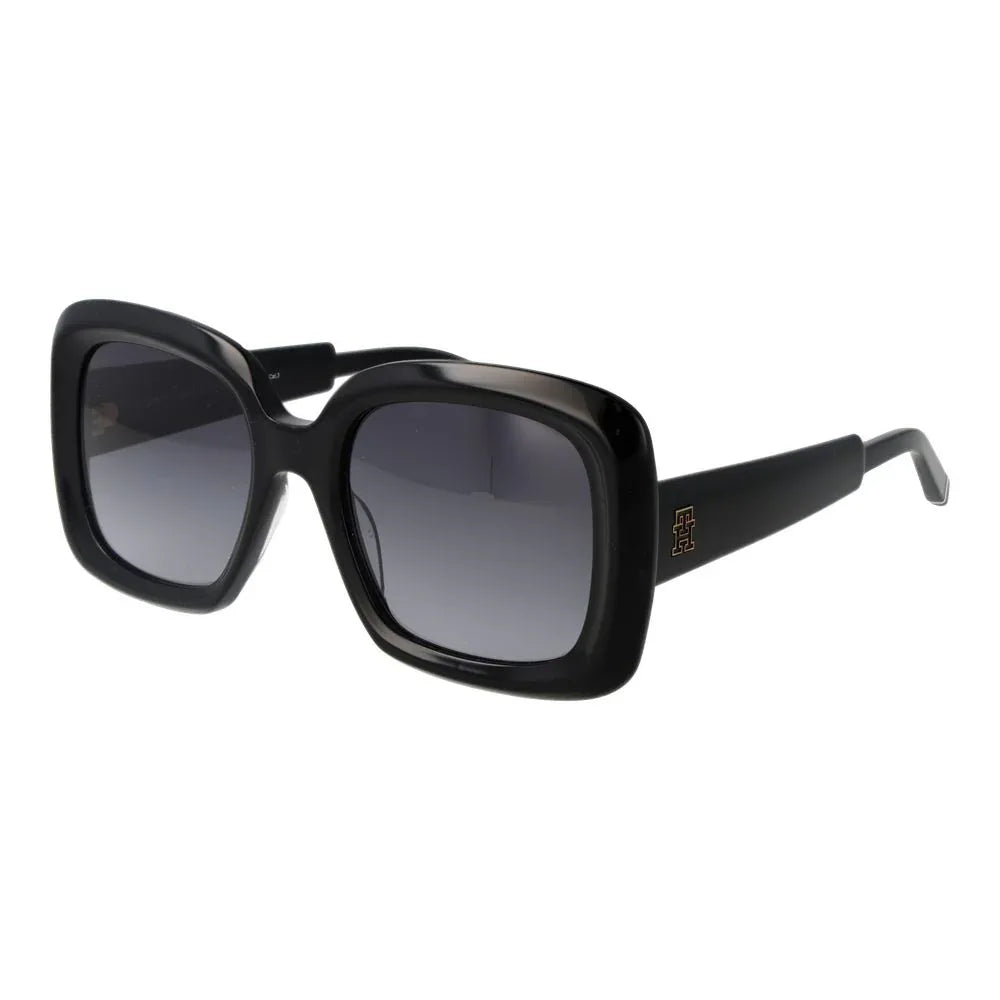 Tommy Hilfiger Black Acetate Sunglasses - Zeiniez