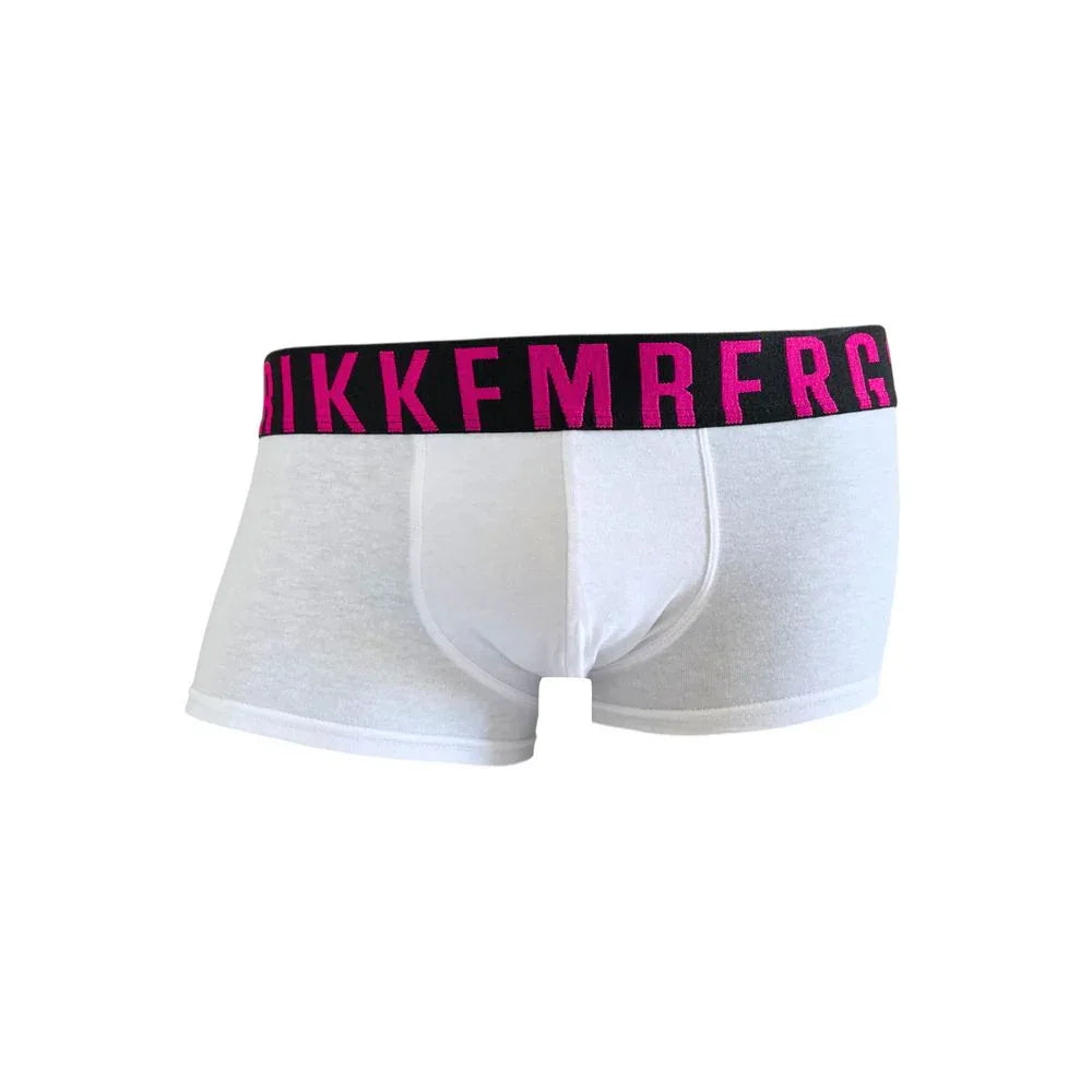Bikkembergs White Cotton Men Boxer - Zeiniez