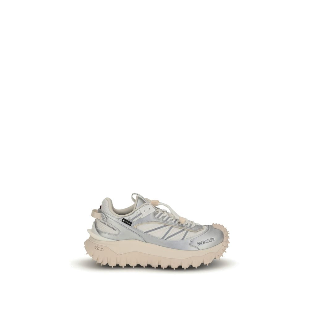 Moncler Cream Calf Leather Bos Taurus Athletic Sneakers - Zeiniez