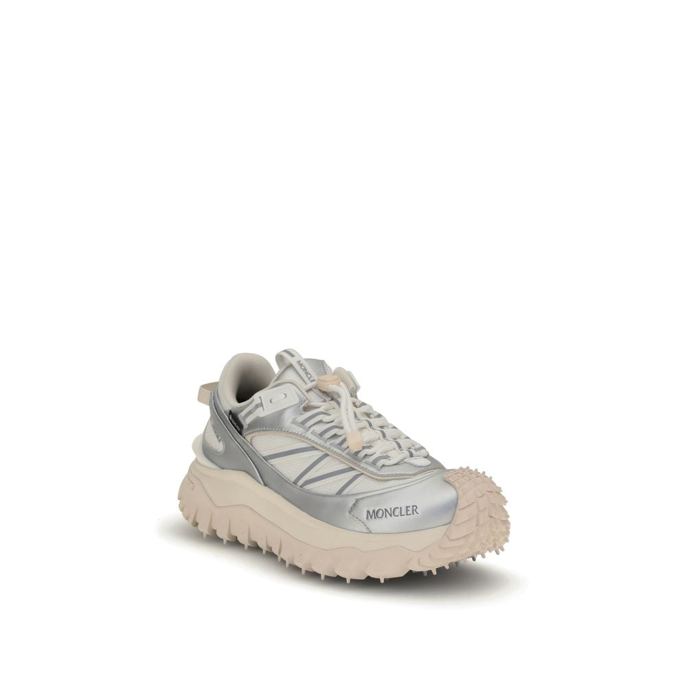 Moncler Cream Calf Leather Bos Taurus Athletic Sneakers - Zeiniez