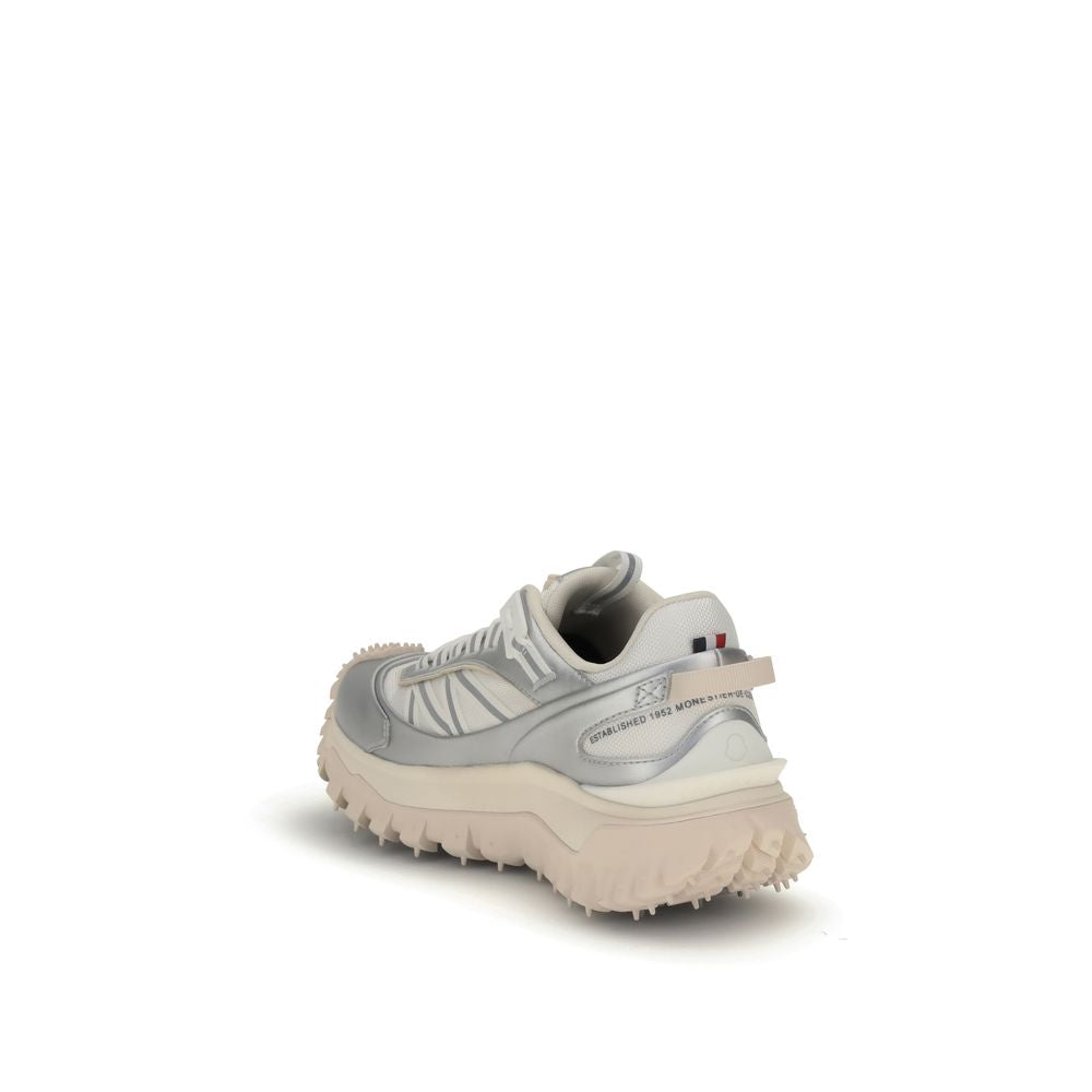 Moncler Cream Calf Leather Bos Taurus Athletic Sneakers - Zeiniez