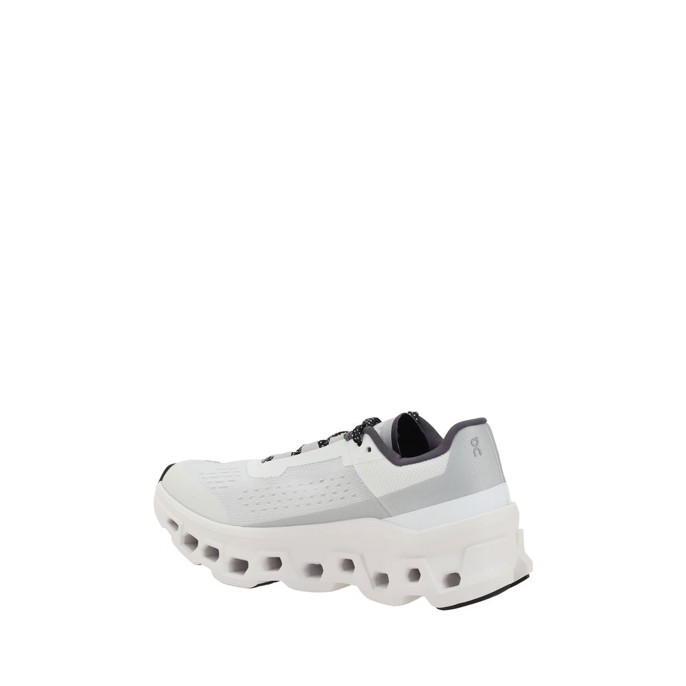 ON White Polyester Athletic Sneakers - Zeiniez