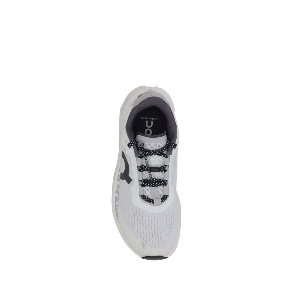 ON White Polyester Athletic Sneakers - Zeiniez