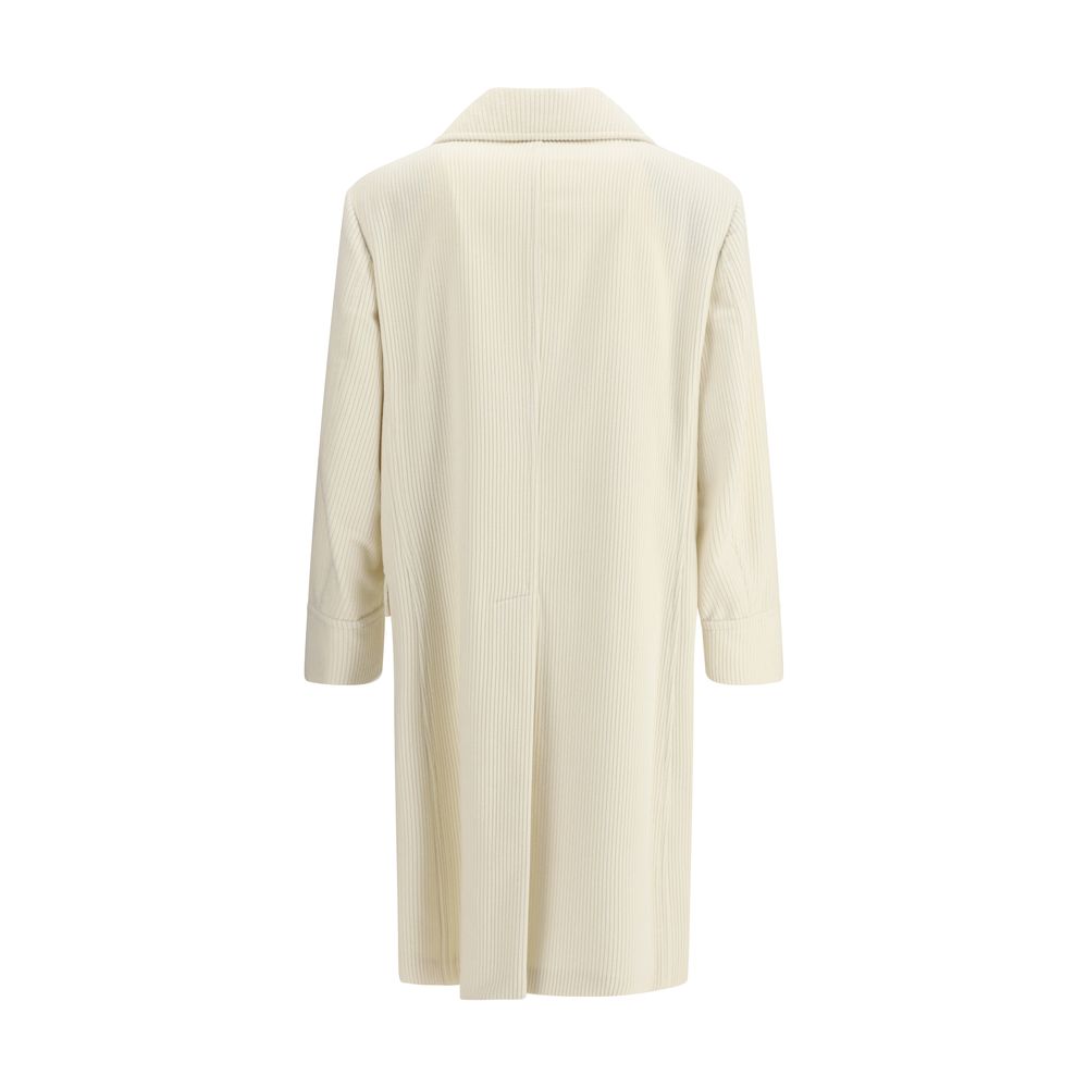 Brunello Cucinelli Beige Cashmere Coat