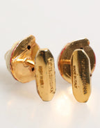 Dolce & Gabbana Brass Gold Tone Dog Puppy Men's Accessories Cufflink - Zeiniez