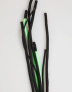 Dolce & Gabbana Multicolor Polyester Tape String DG Logo Keychain Keyring - Zeiniez