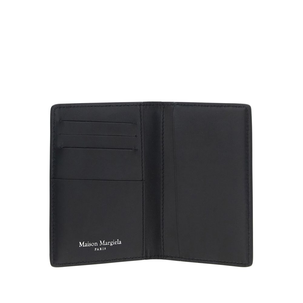 Margiela Black Calf Leather Bos Taurus Wallet - Zeiniez