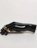 Dolce & Gabbana Gold Tone Brass JAZZ Letter Set 4 Pieces Adjustable Ring - Zeiniez