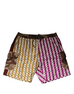 Dolce & Gabbana Multicolor Playing Card Camouflage Shorts Swimwear - Zeiniez