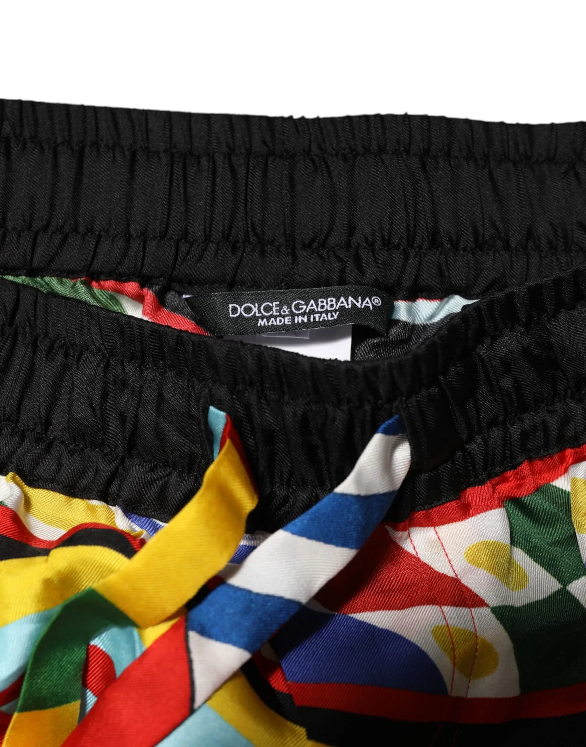 Dolce & Gabbana Multicolor Sicilian Carretto Shorts Swimwear - Zeiniez