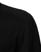 Dolce & Gabbana Black Viscose Long Sleeve Formal Dress Shirt - Zeiniez
