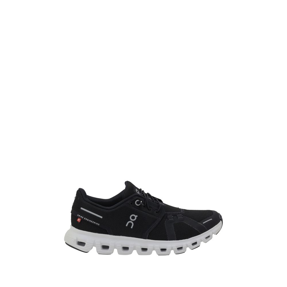 ON Black Polyester Athletic Sneakers - Zeiniez