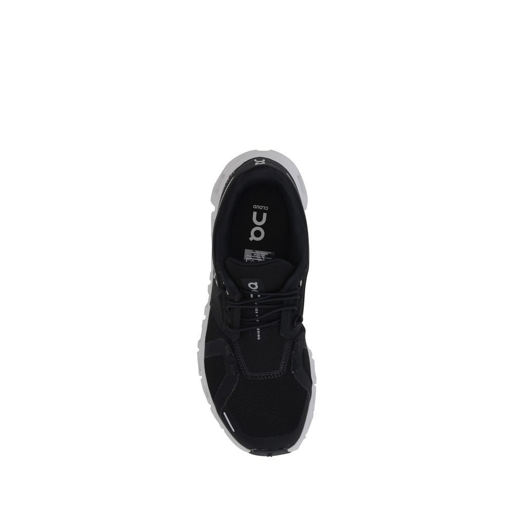 ON Black Polyester Athletic Sneakers - Zeiniez