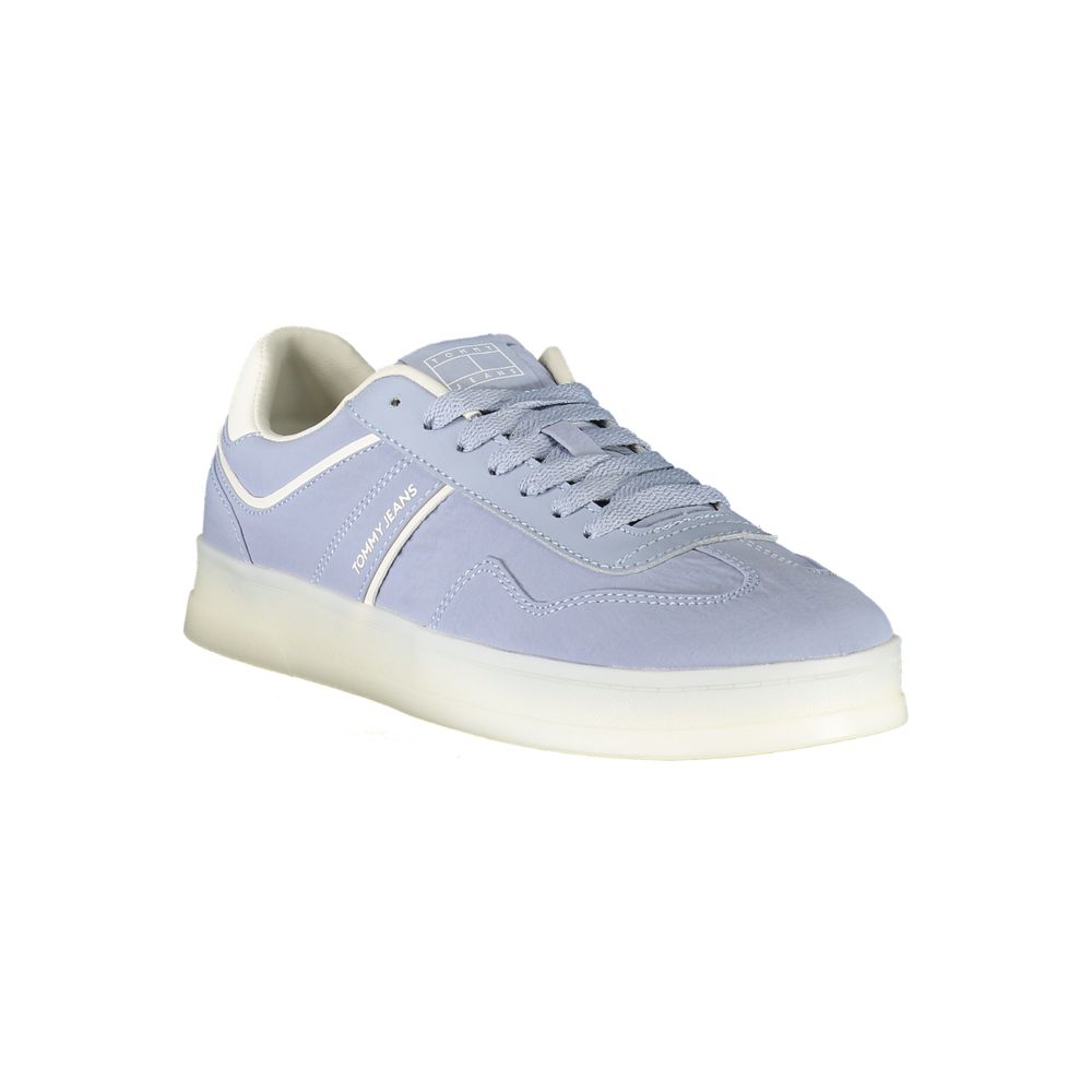 Tommy Hilfiger Blue Leather Women Sneaker - Zeiniez