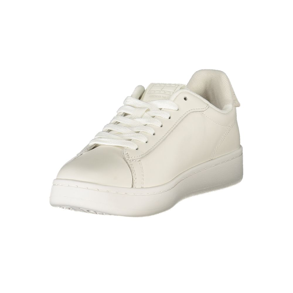 Tommy Hilfiger Bianco Polyurethane Women Sneaker - Zeiniez